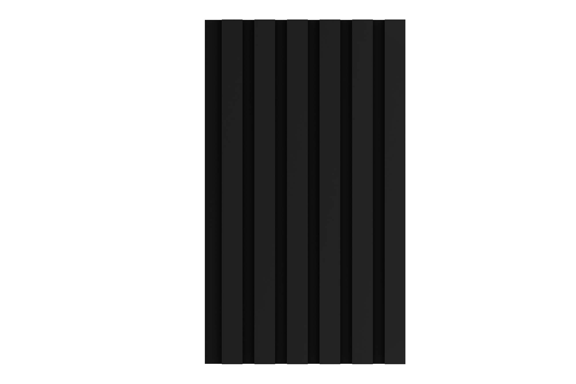 Barra Ripada RU 55x2700x12mm Preto Eucatex