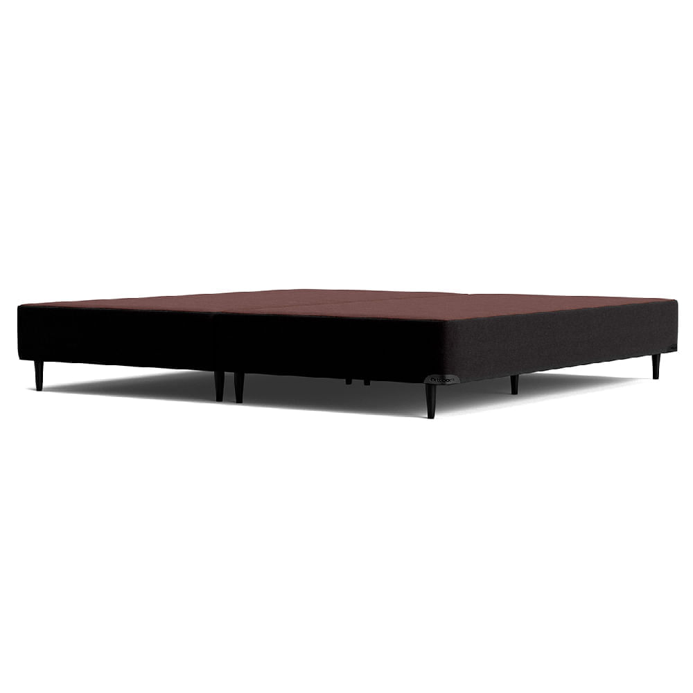 Base Sommier Camurça Preto Queen 158x198x23cm - 1051611810 - ORTOBOM