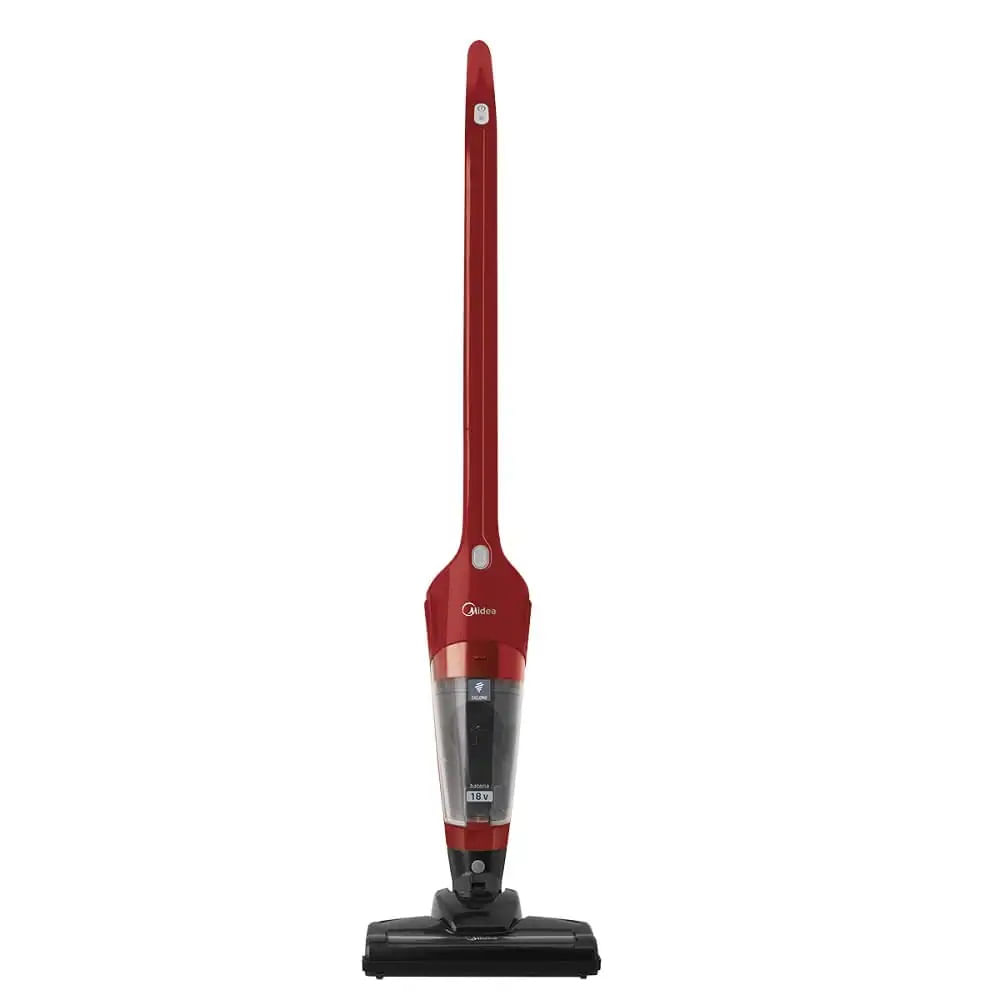Aspirador de Pó Vertical Midea 2 em 1  Preto e Vermelho VSC15B - Bivolt