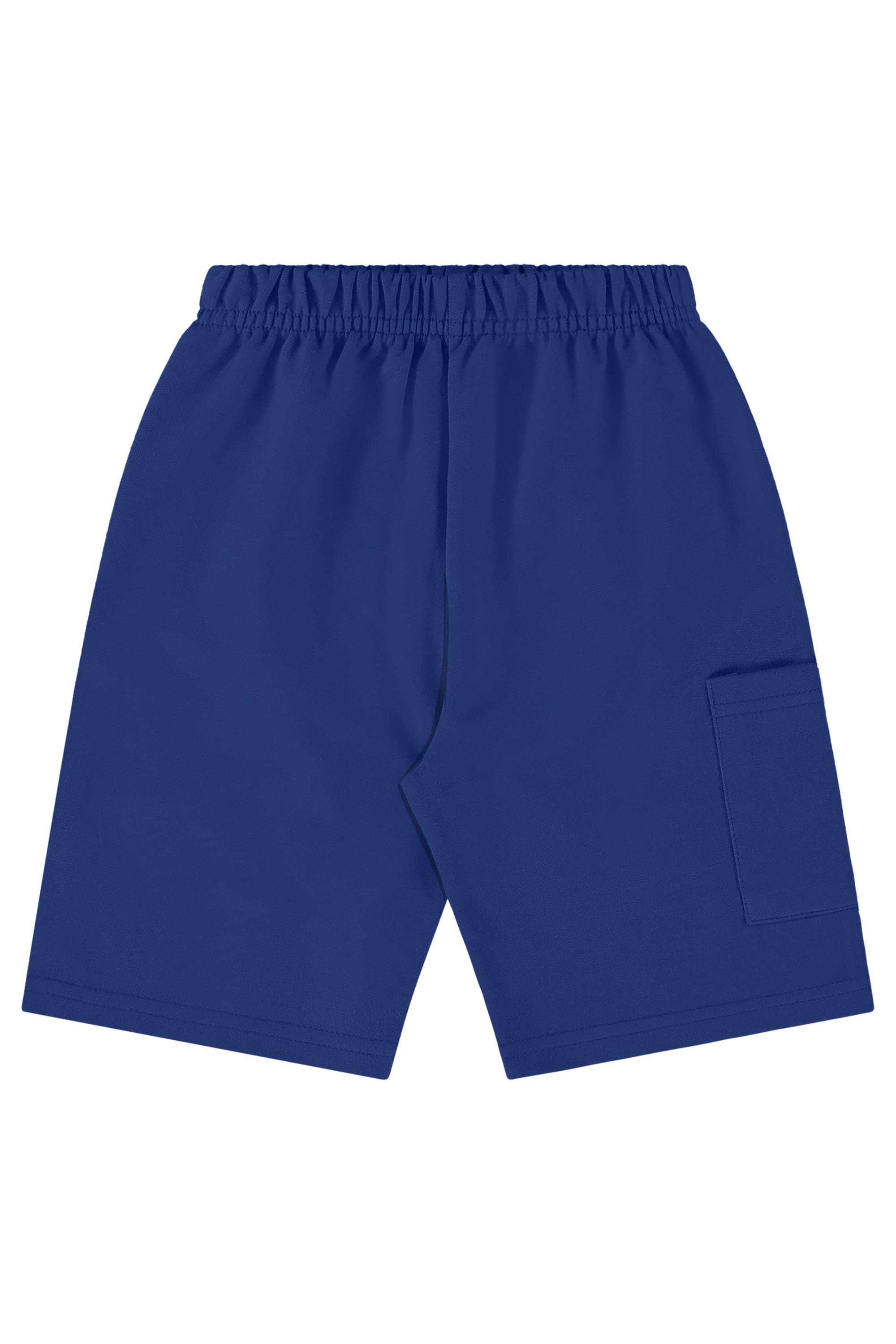 Bermuda Infantil em Moletom para Menino (Azul) Bee Loop
