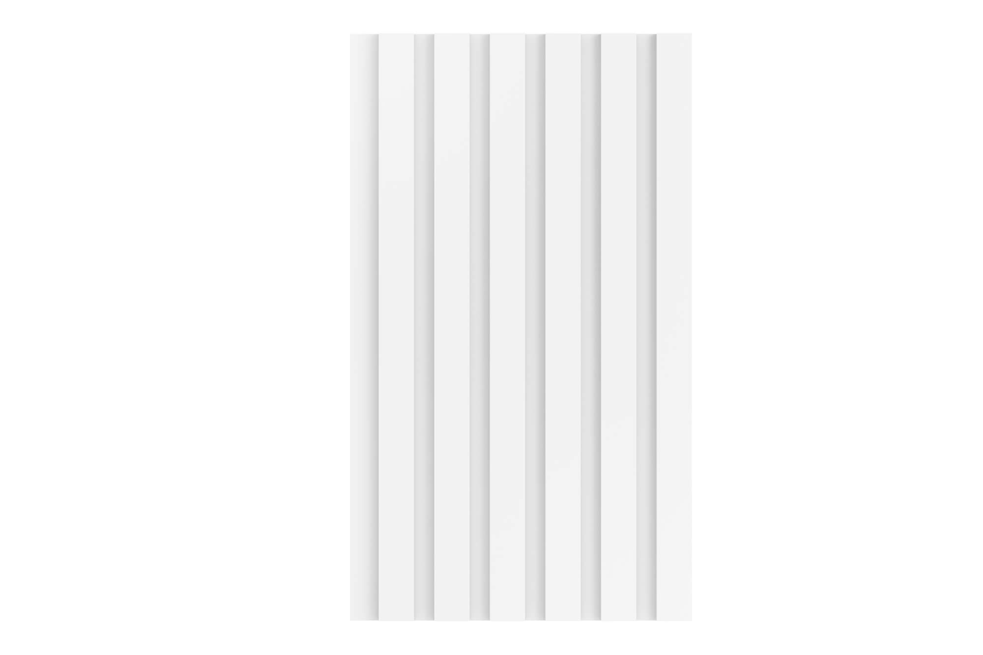 Barra Ripado RU 55x2700x12mm Branco Eucatex
