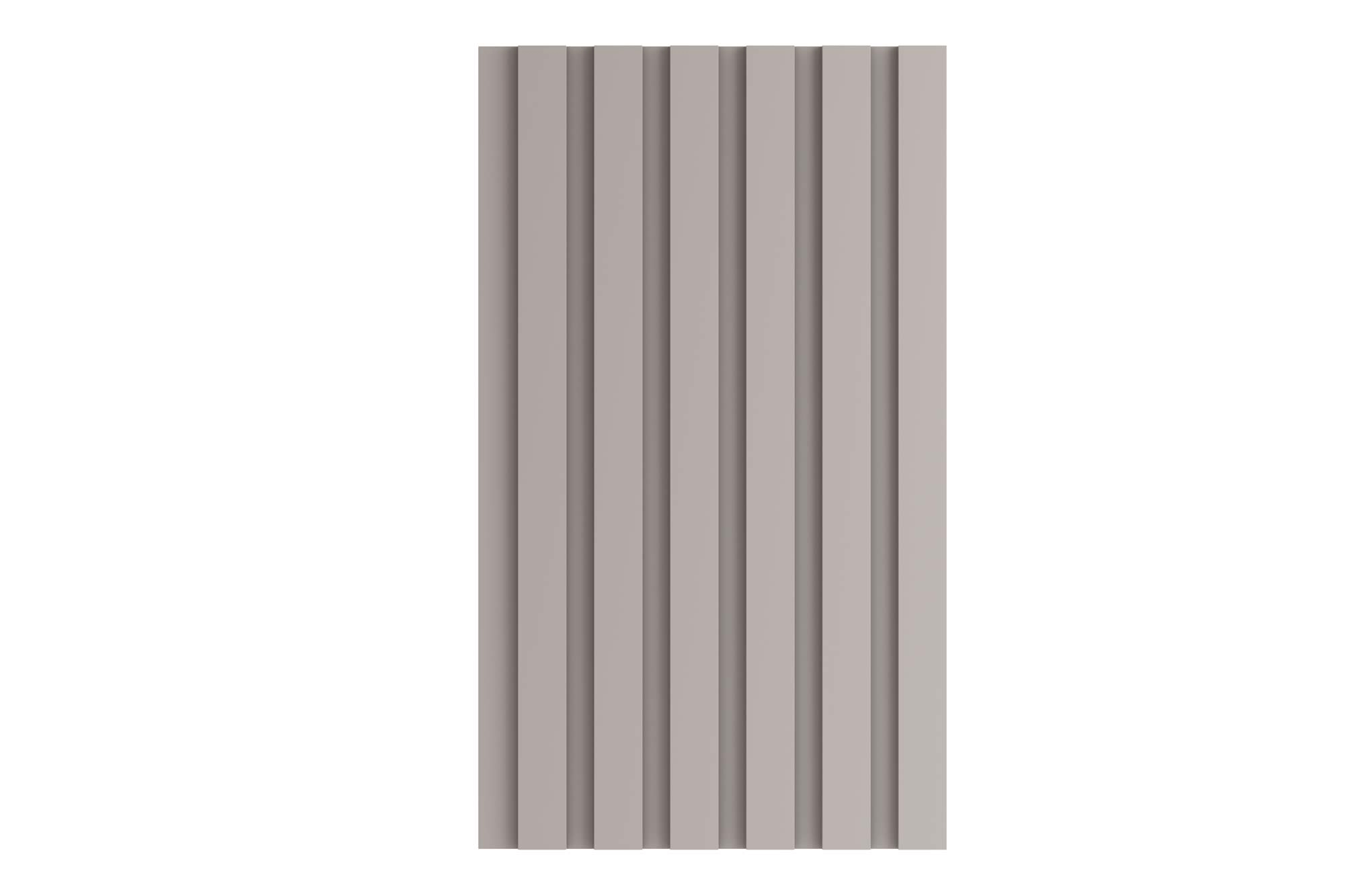 Barra Ripado RU 55x2700x12mm Fumê Eucatex