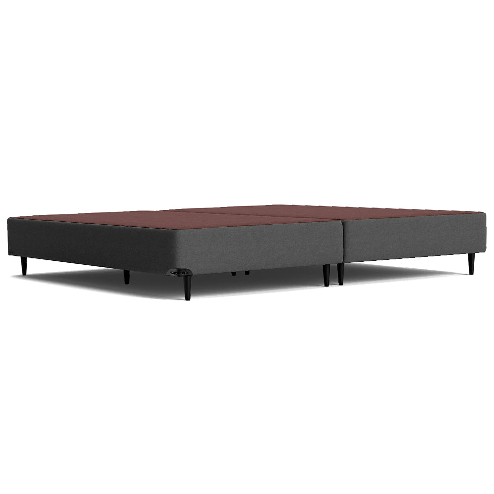 Base Sommier Carmuça Cinza Queen 158x198x23cm - 1051611852 - ORTOBOM