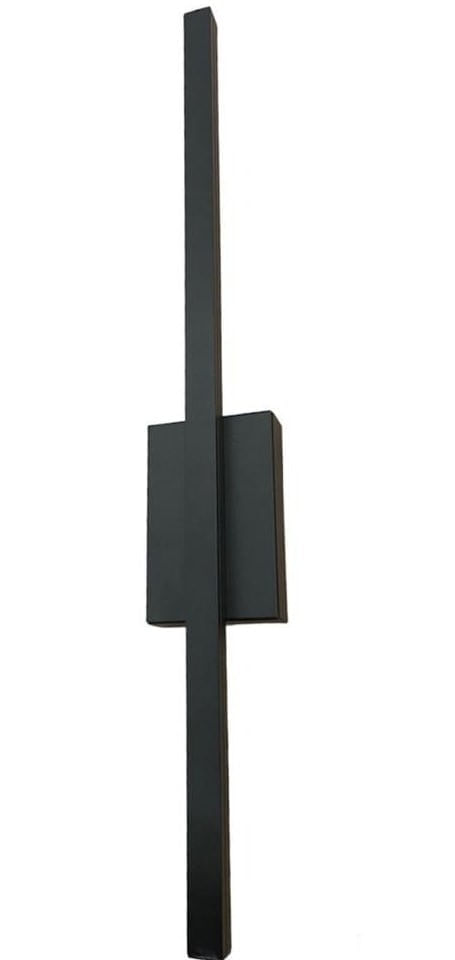 Arandela Alumínio Articulável C/Led Preto Fosco 3000K 8W 50CM Ref.4075/1PR - Artelustres