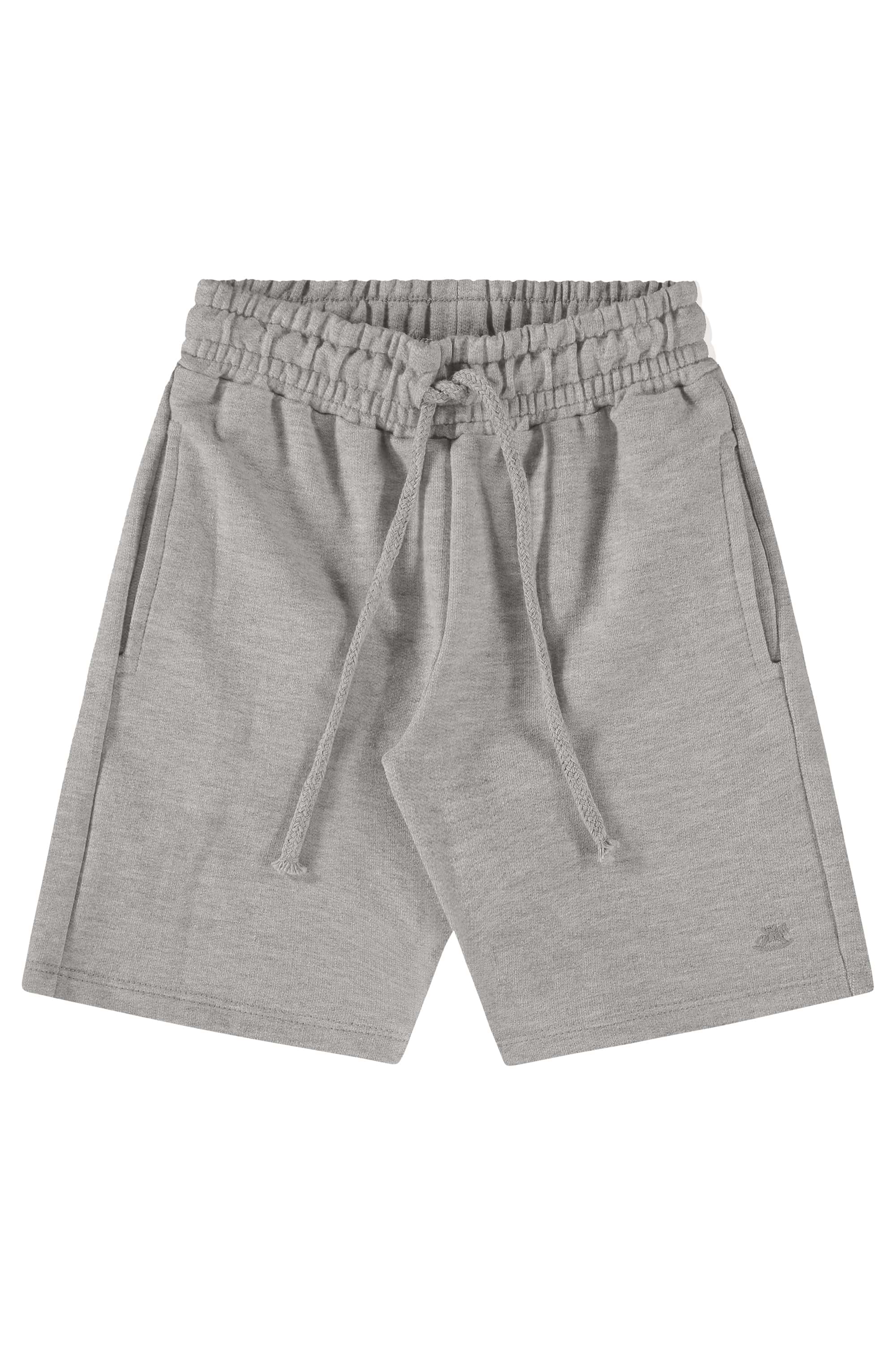 Bermuda Básica Infantil para Meninos (Cinza) Up Baby