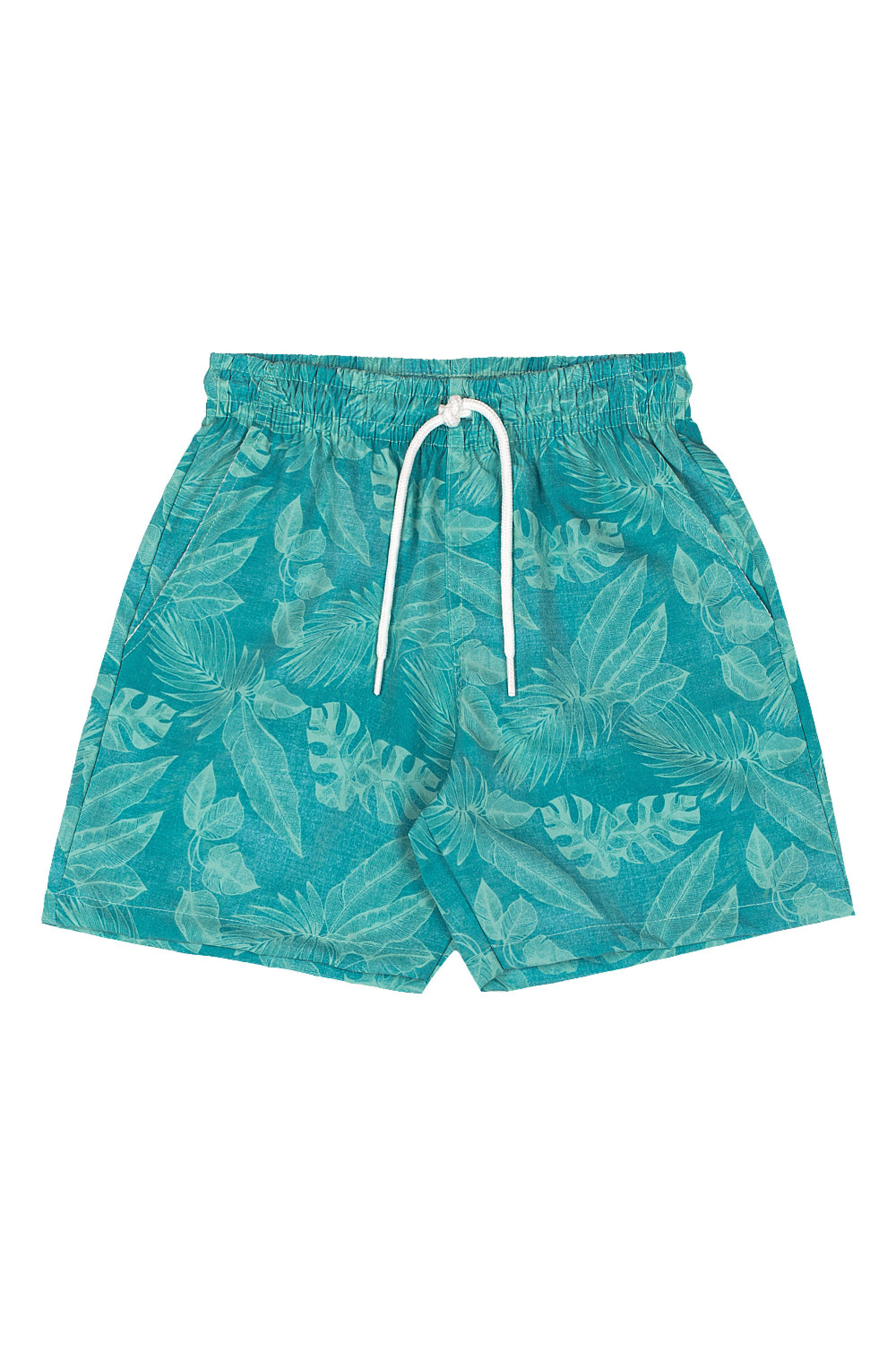 Bermuda Boxer Infantil Menino com Estampa Sublimada (Verde) Quimby