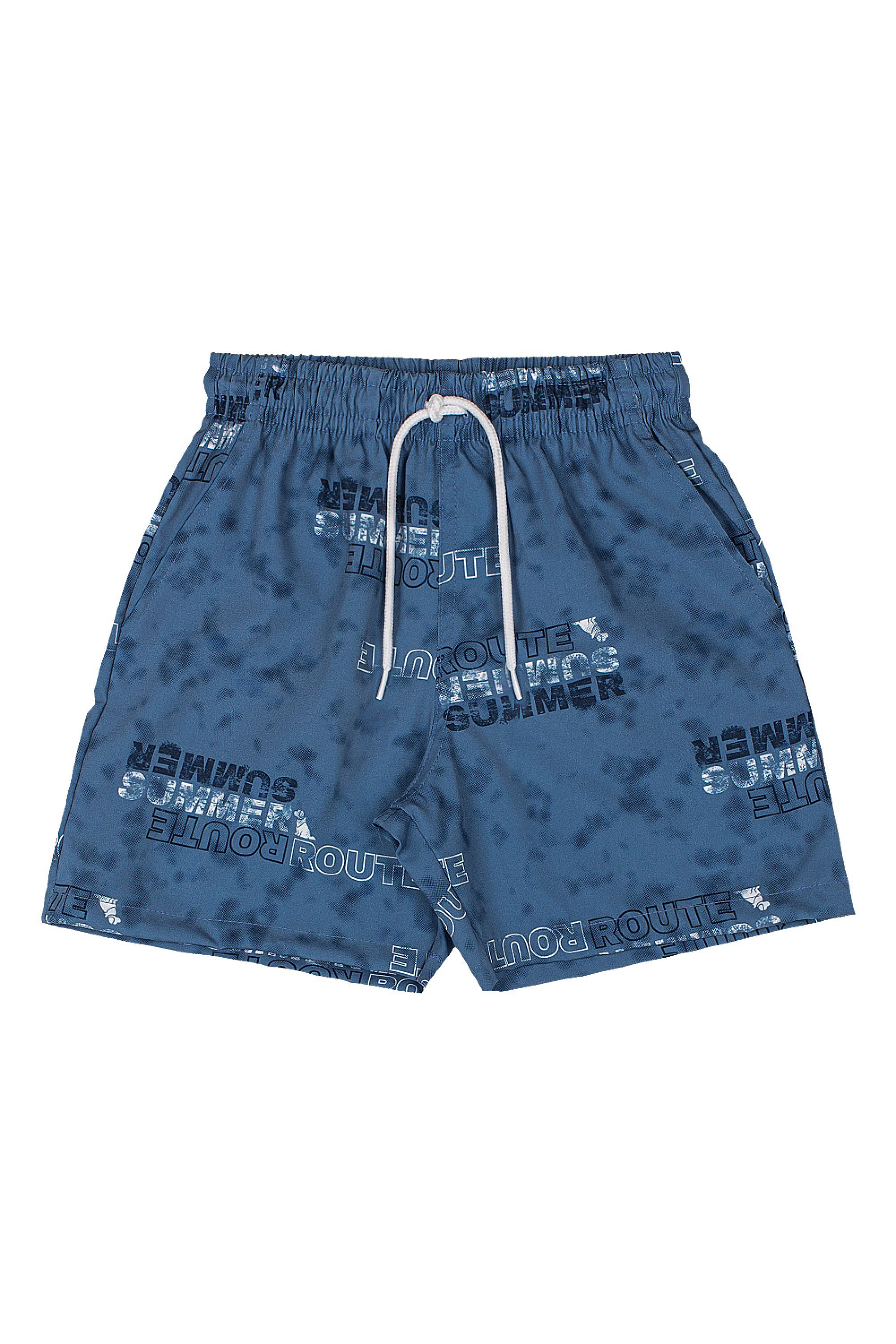 Bermuda Boxer Infantil Menino com Estampa Sublimada (Azul) Quimby