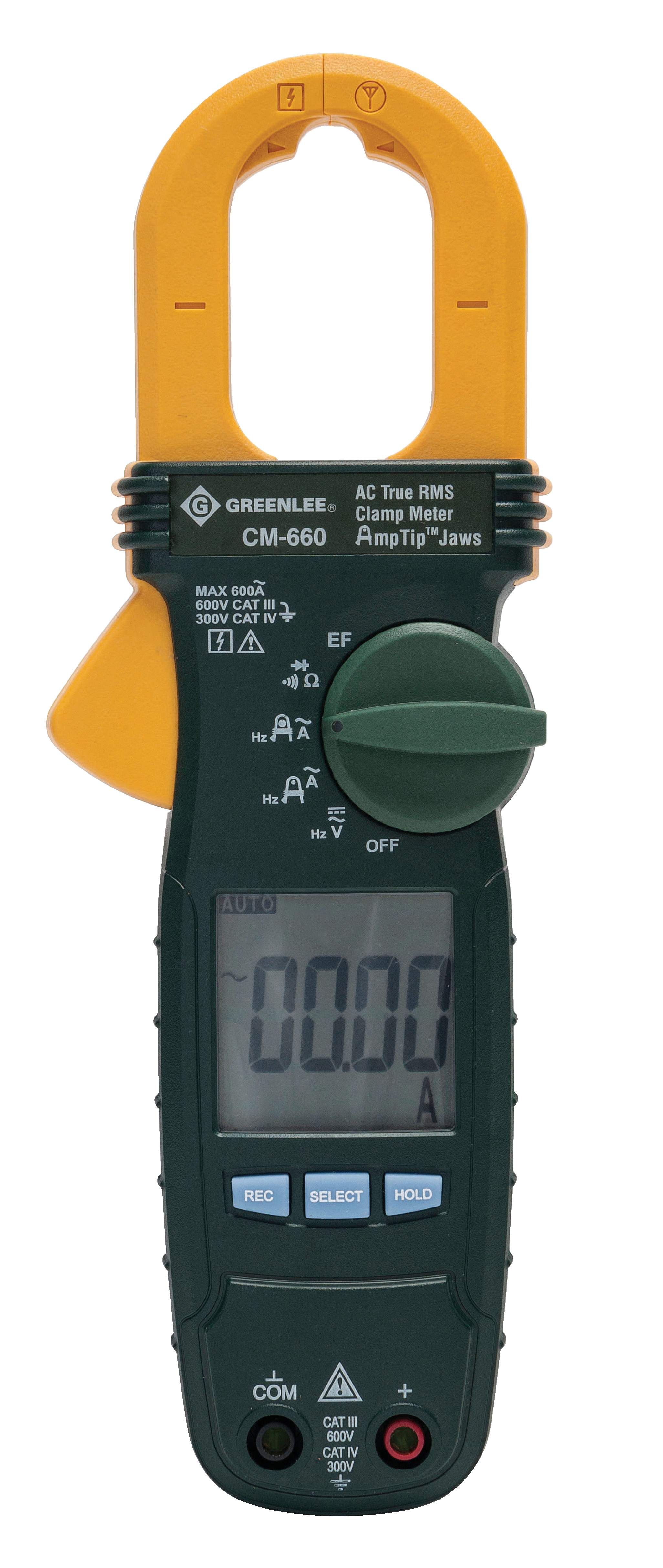 Amperímetro Digital CM-660 600A AC True RMS Greenlee