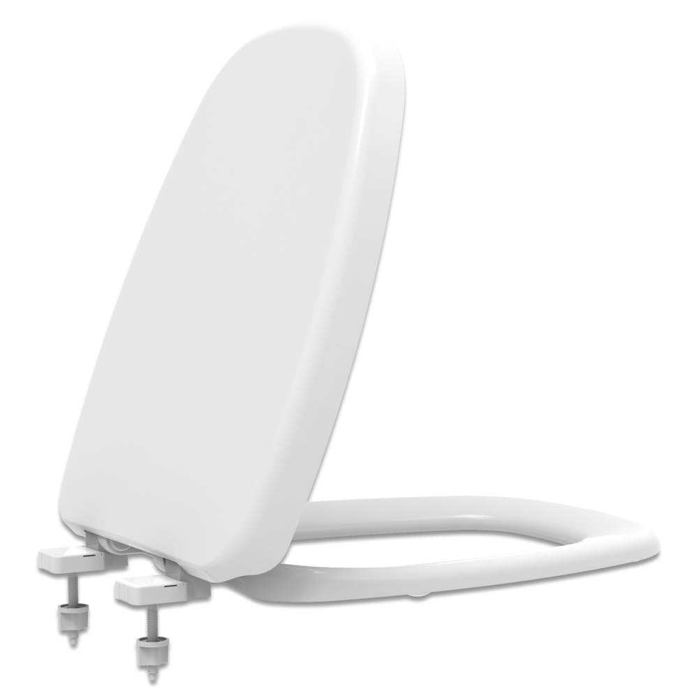 Assento Monte Carlo Termofixo Soft Close Branco Gelo Tupan