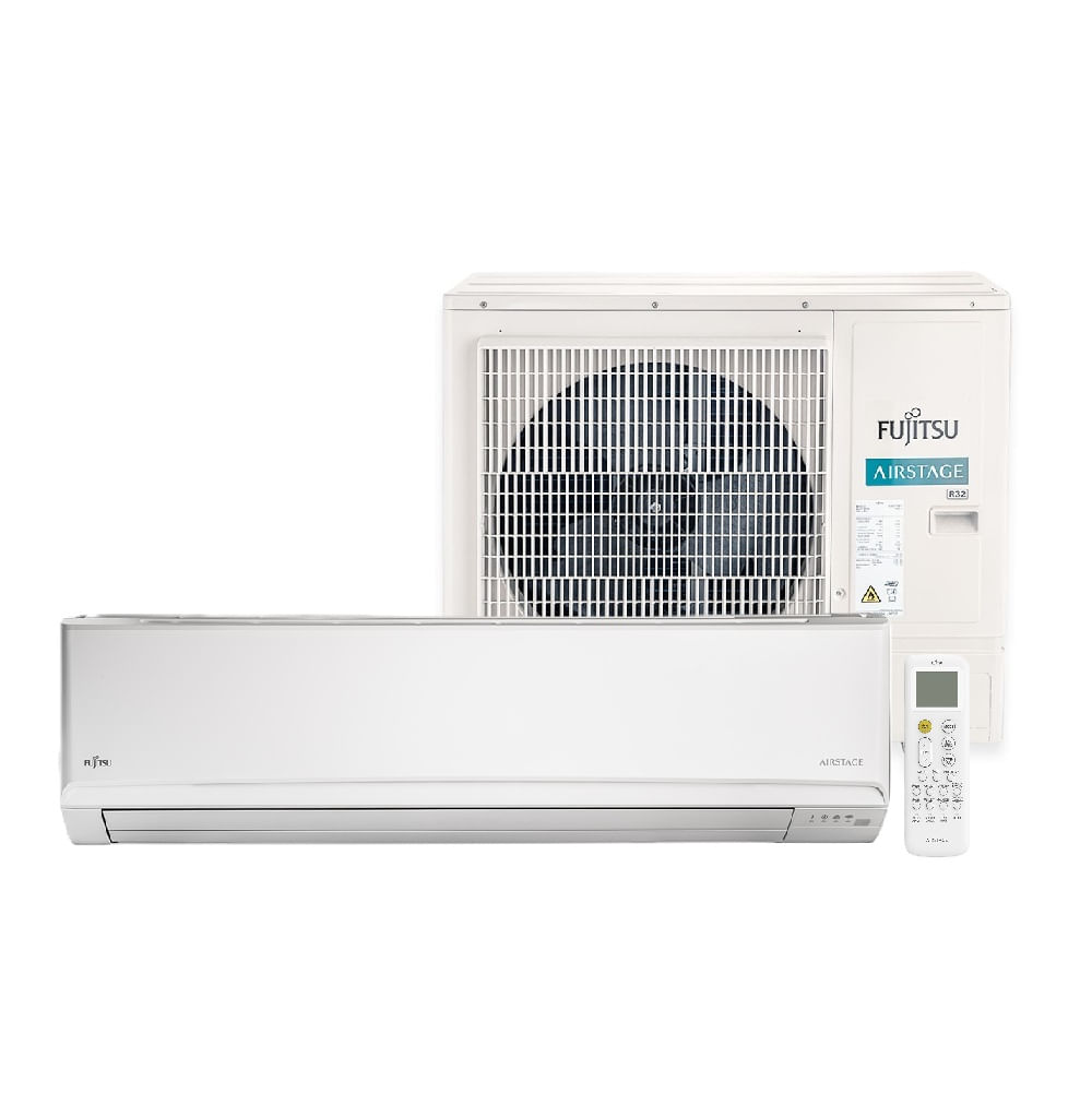 Ar Condicionado Split Hi Wall Inverter Fujitsu  Airstage Premium 27000 BTU/h Frio ASBH27CMTA - 220 Volts