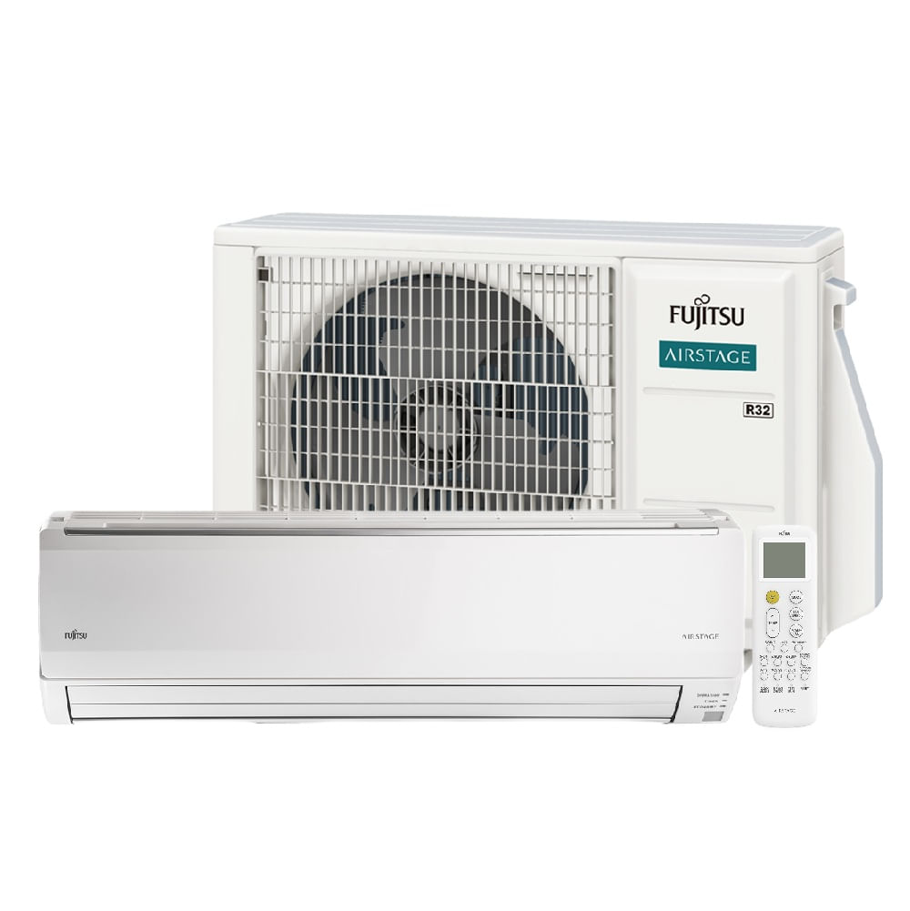 Ar Condicionado Split Hi Wall Inverter Fujitsu Airstage Premium 12000 BTU/h Frio ASBG12CMBA - 220 Volts