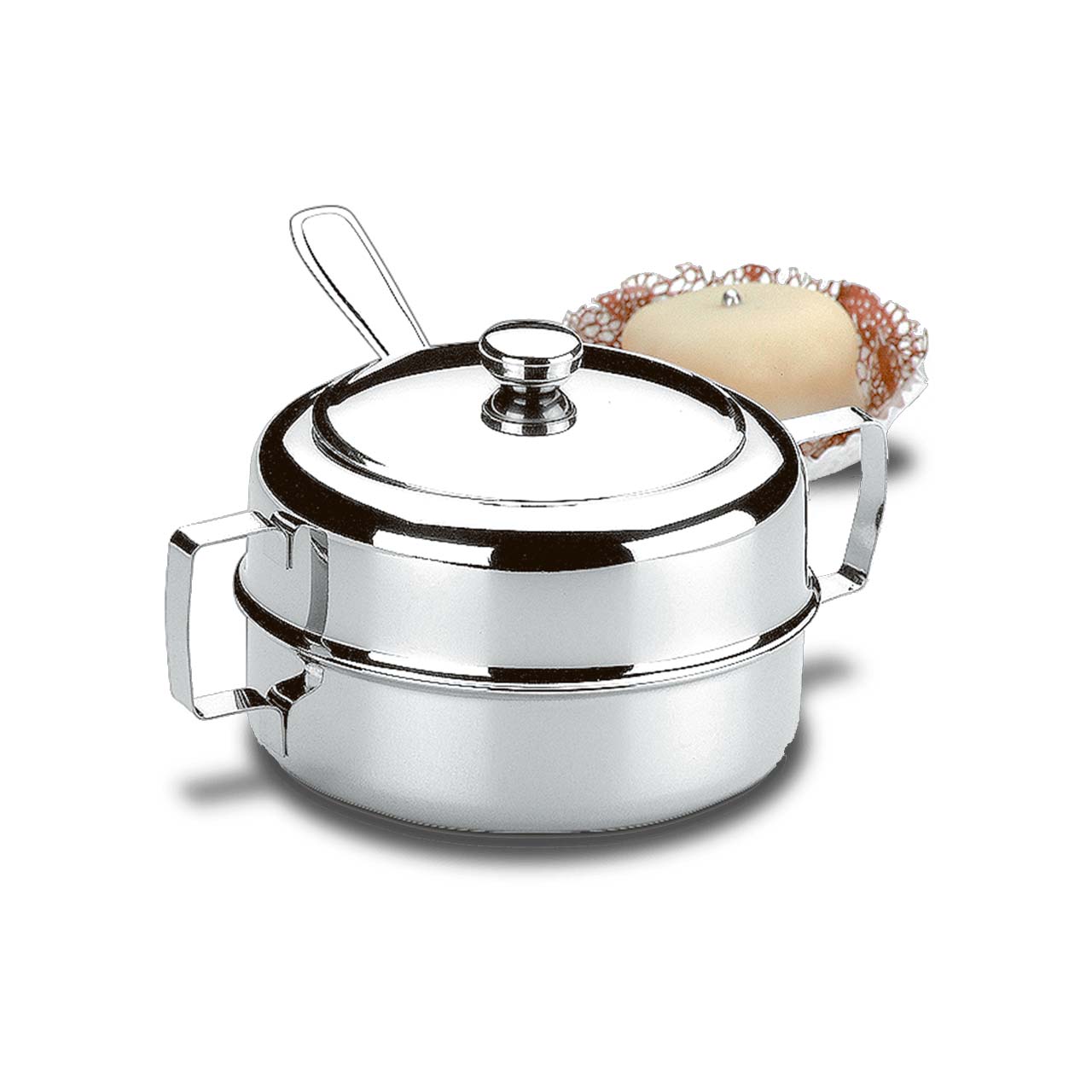 Açucareiro com Colher Brinox Jornata 300 g Aço Inox