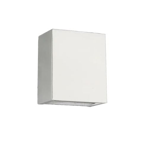 Arandela Alumínio Lisa 901 Branco Ideal Iluminação