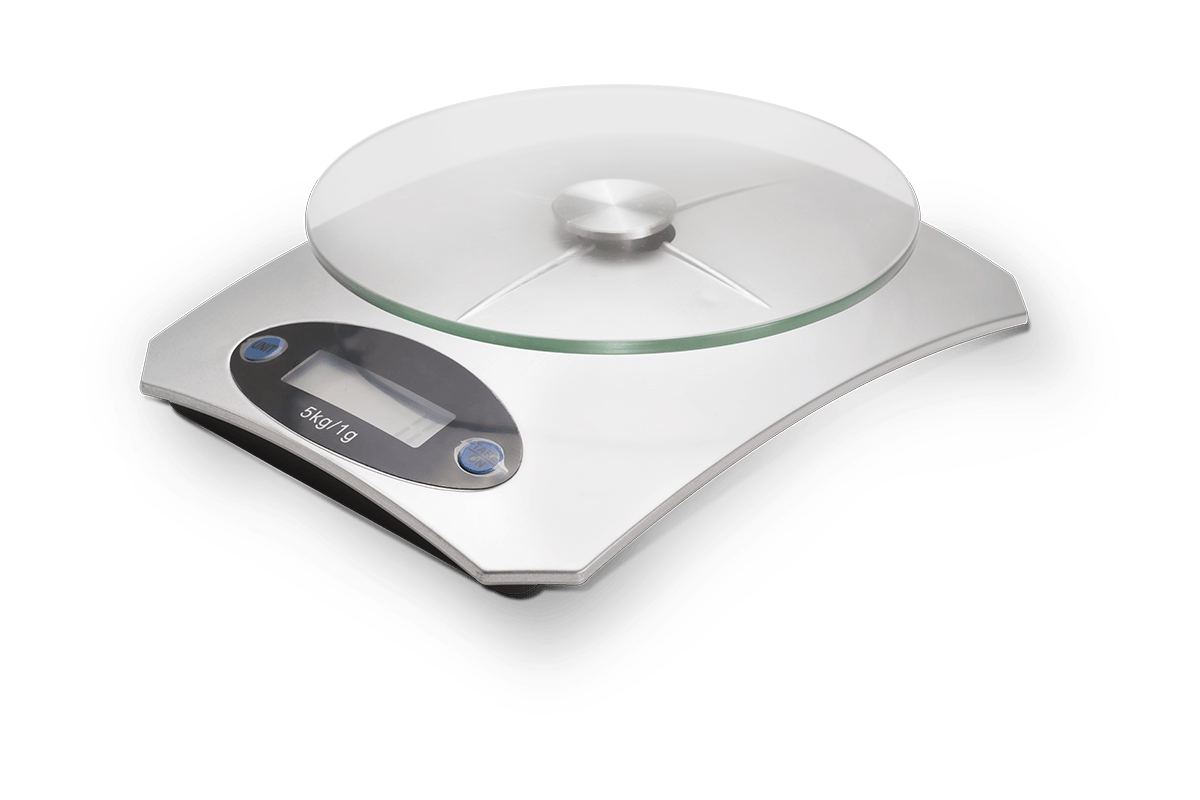 Balança Digital para Cozinha de Alta Precisão e Base de Vidro Brinox Linha Descomplica