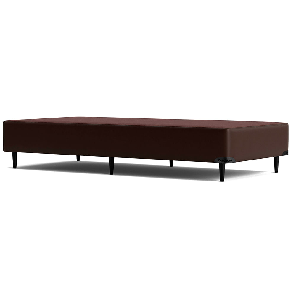 Base Sommier Marrom Solteiro 88x188x23cm - 1051611877 - ORTOBOM