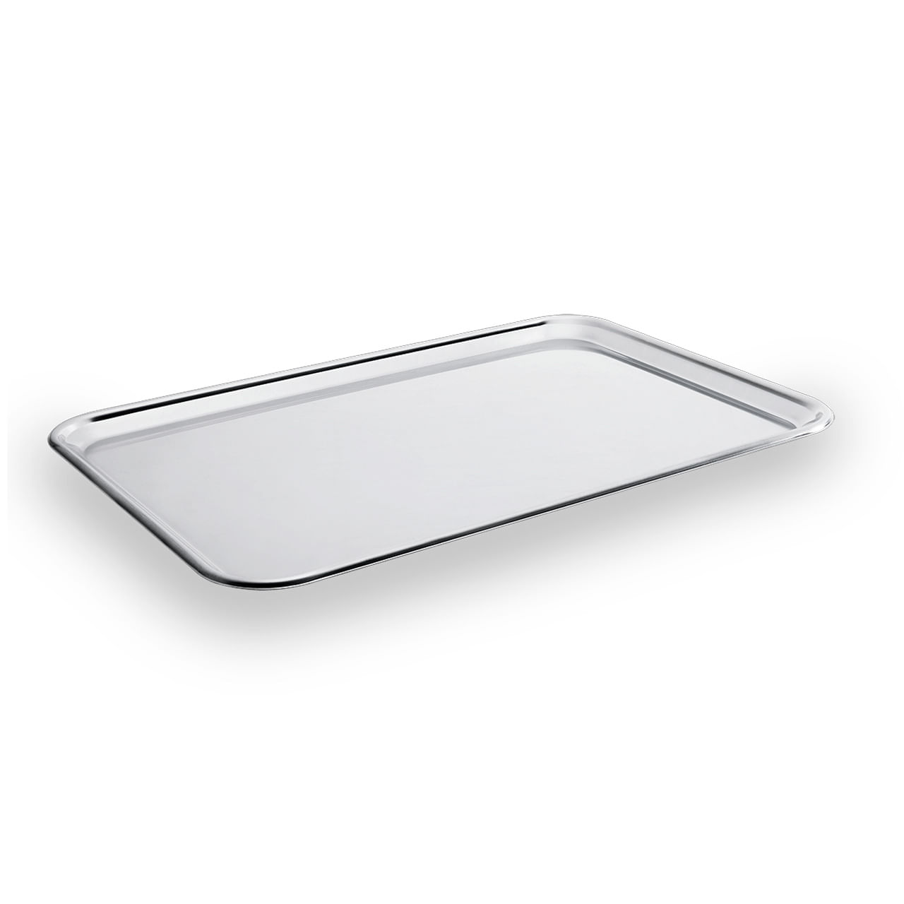 Bandeja Retangular Brinox Arienzo 48x32cm Aço Inox