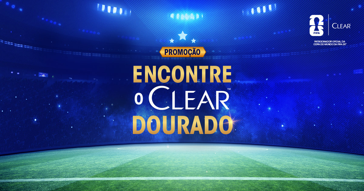 Cadastre o Código da Embalagem do Kit Shampoo Clear Man Ed. Fifa e Concorra a R$700