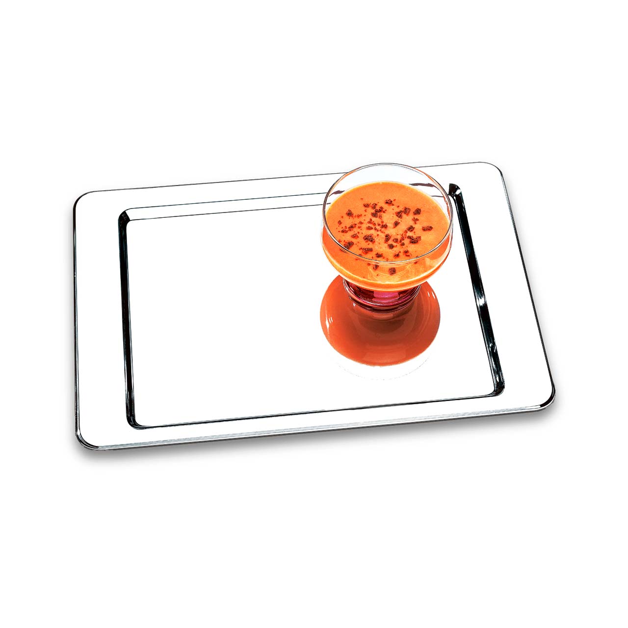 Bandeja para Servir Brinox Atina 40 x 28 cm Aço Inox