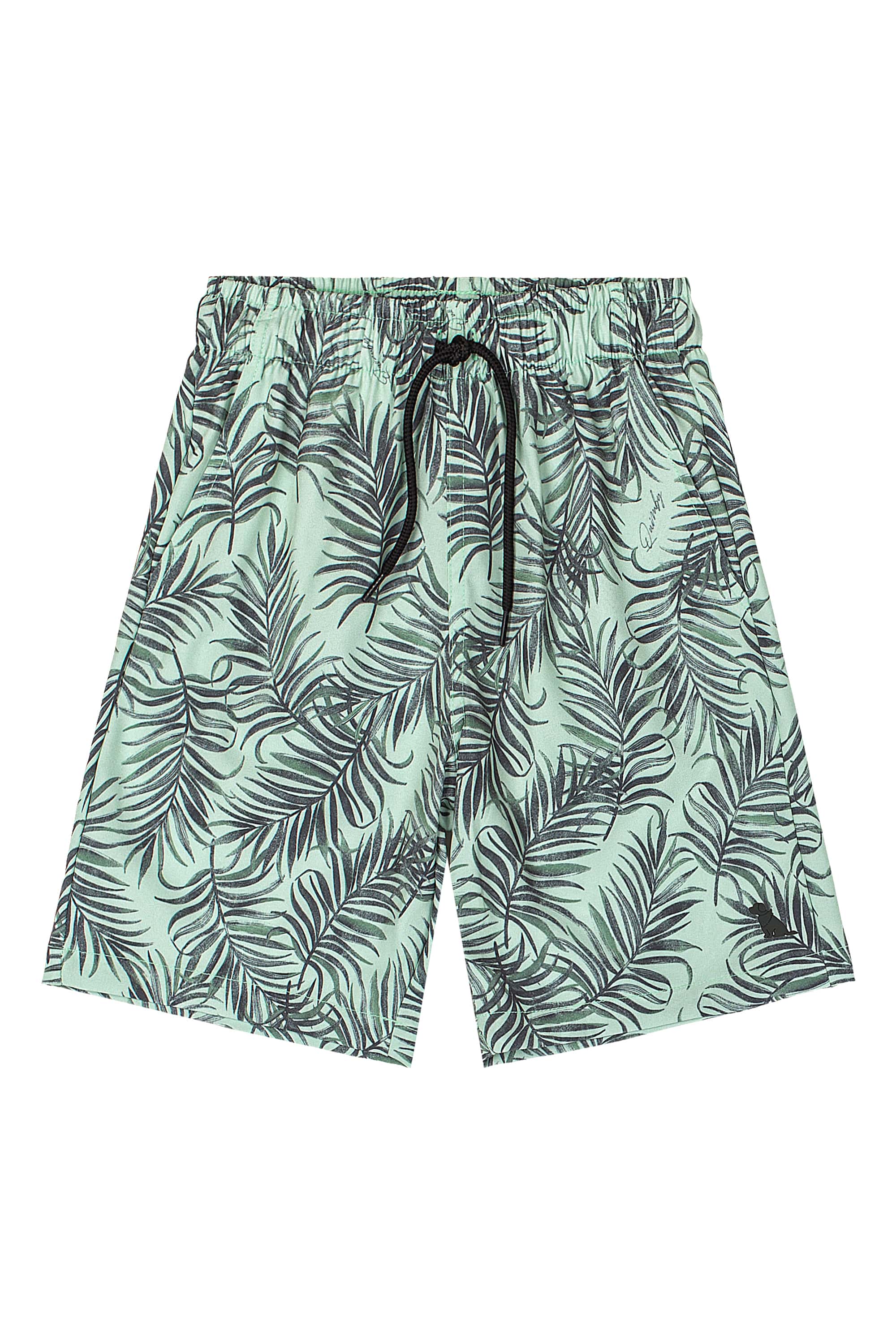 Bermuda Infantil Masculina em Microfibra (Verde Claro) Quimby