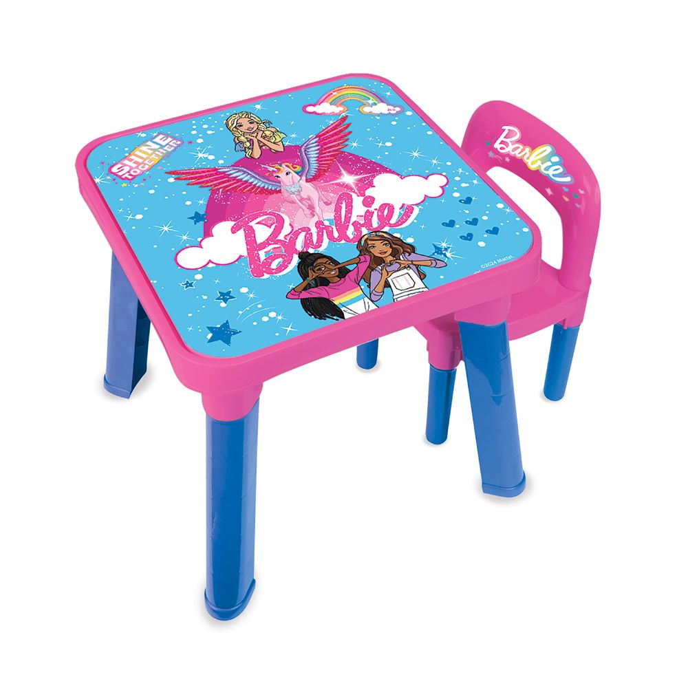 Barbie Mesa de Atividades com Cadeira - Fun Divirta-se