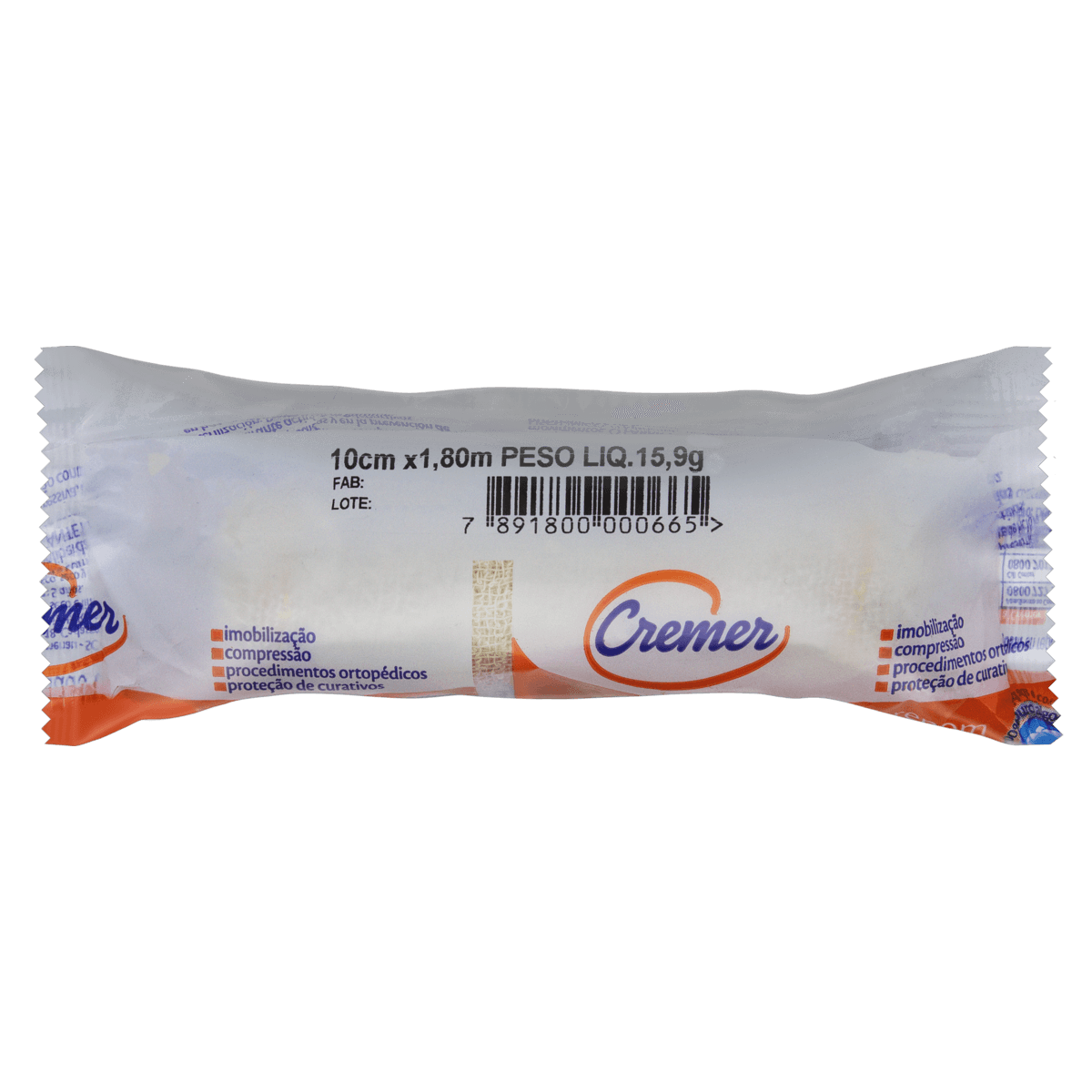Atadura Crepom Cremer Cysne 10Cmx1,80Mt - Cremer