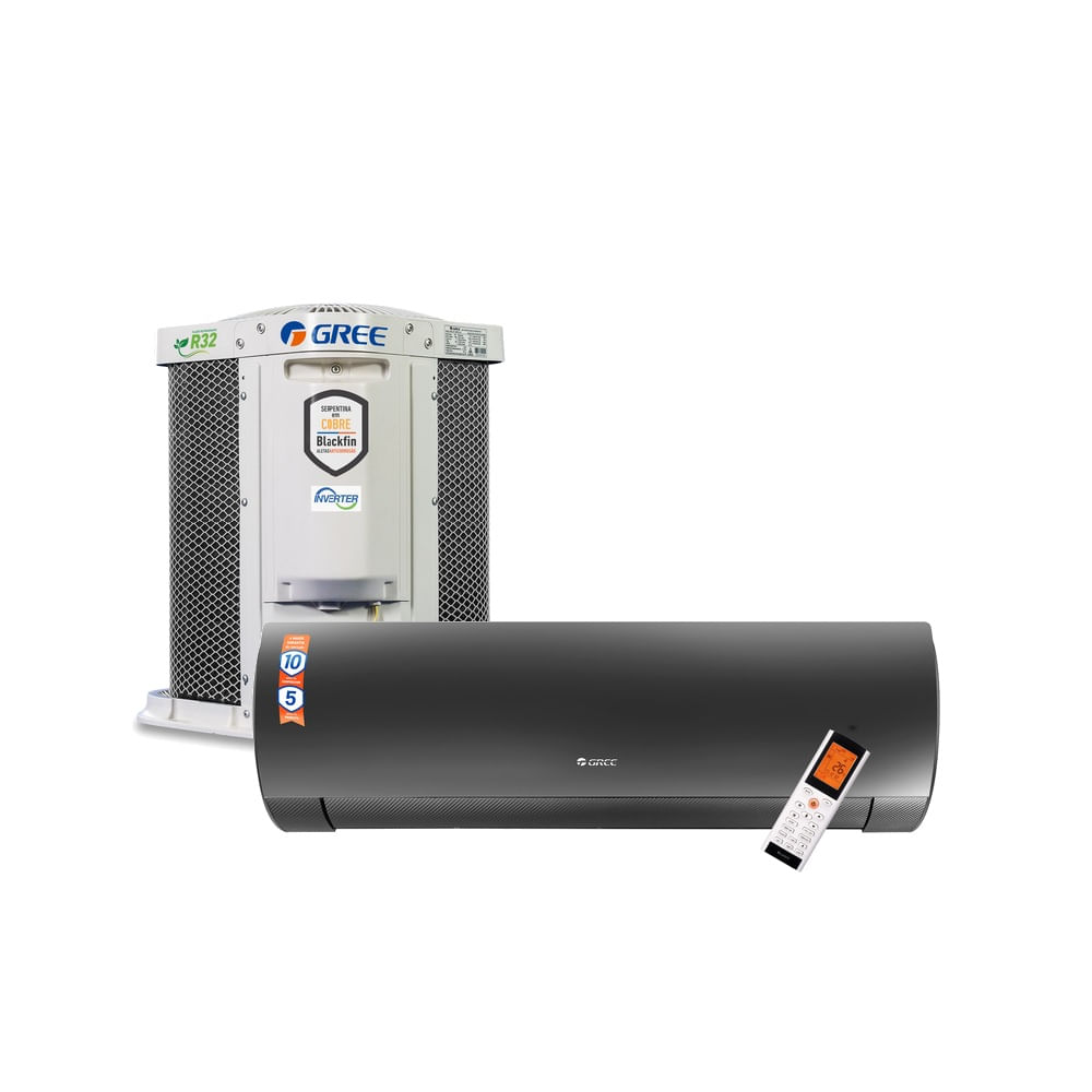 Ar Condicionado Split Hi Wall Inverter Gree G-Diamond 9000 BTU/h Quente e Frio CB497W24300 – 220 Volts