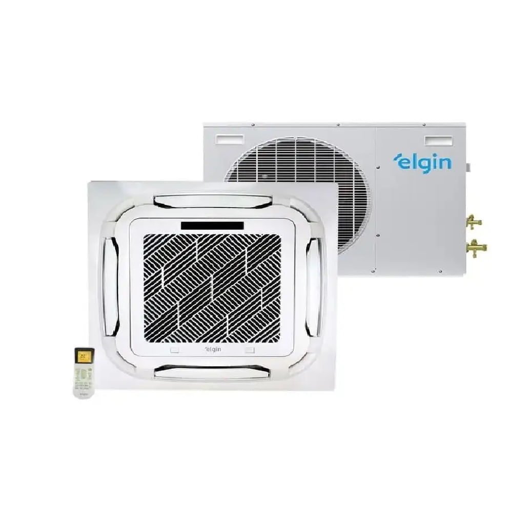 Ar Condicionado Split Cassete Elgin Plus II 36000 BTU/h Frio Monofásico 45KPFI36B2NB – 220 Volts