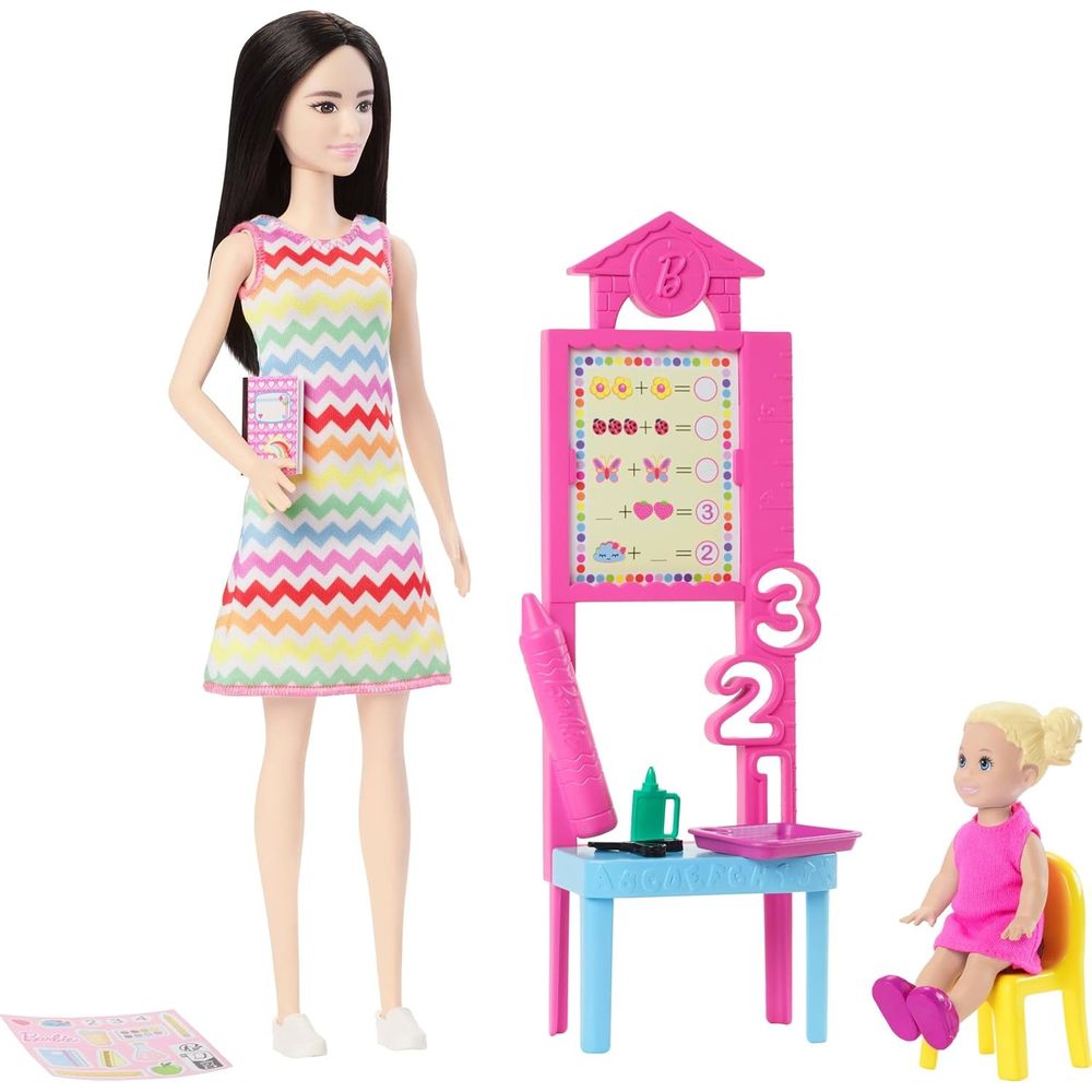 Barbie Profissões Conjunto Professora Morena - Mattel