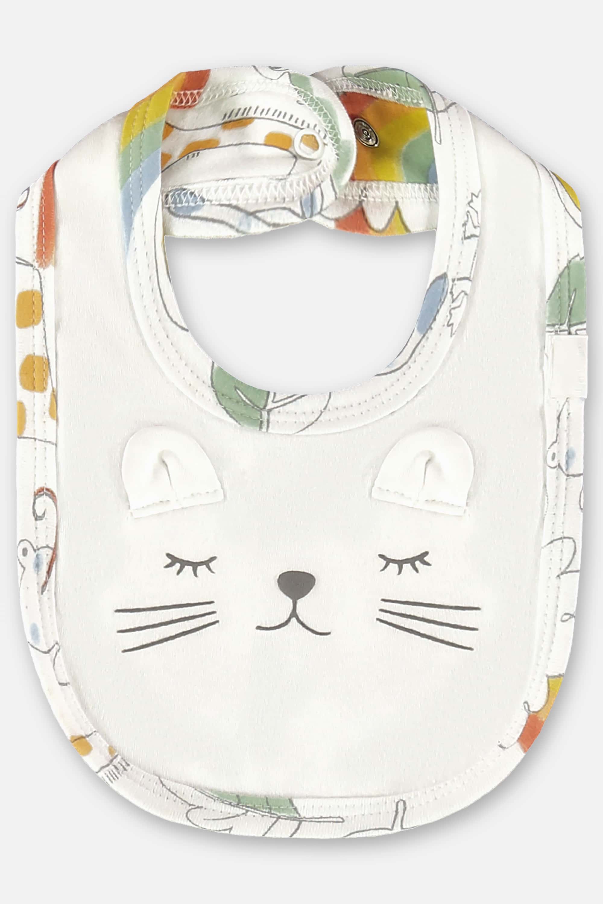 Babador Unissex Bebê em Suedine Impermeável (Branco) Up Baby