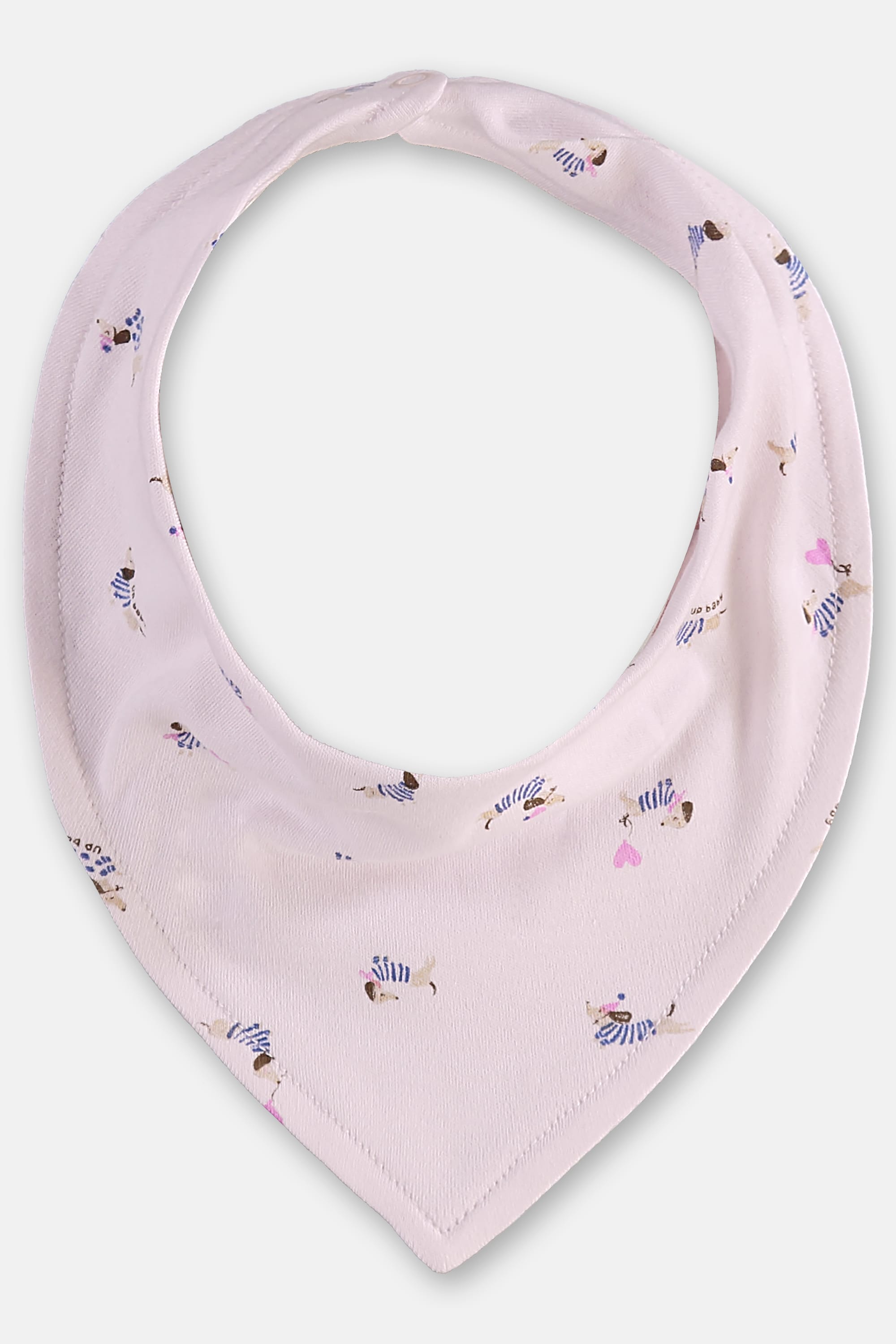 Babador Bandana para Bebê Menina em Suedine Essentials (Rosa) Up Baby