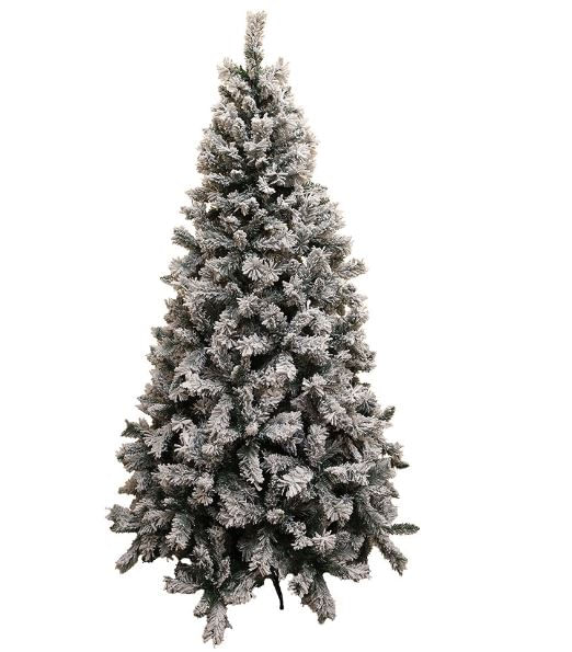 Arvore Natal Michigan Nevada 670 Galhos Verde 180cm Flor Arte