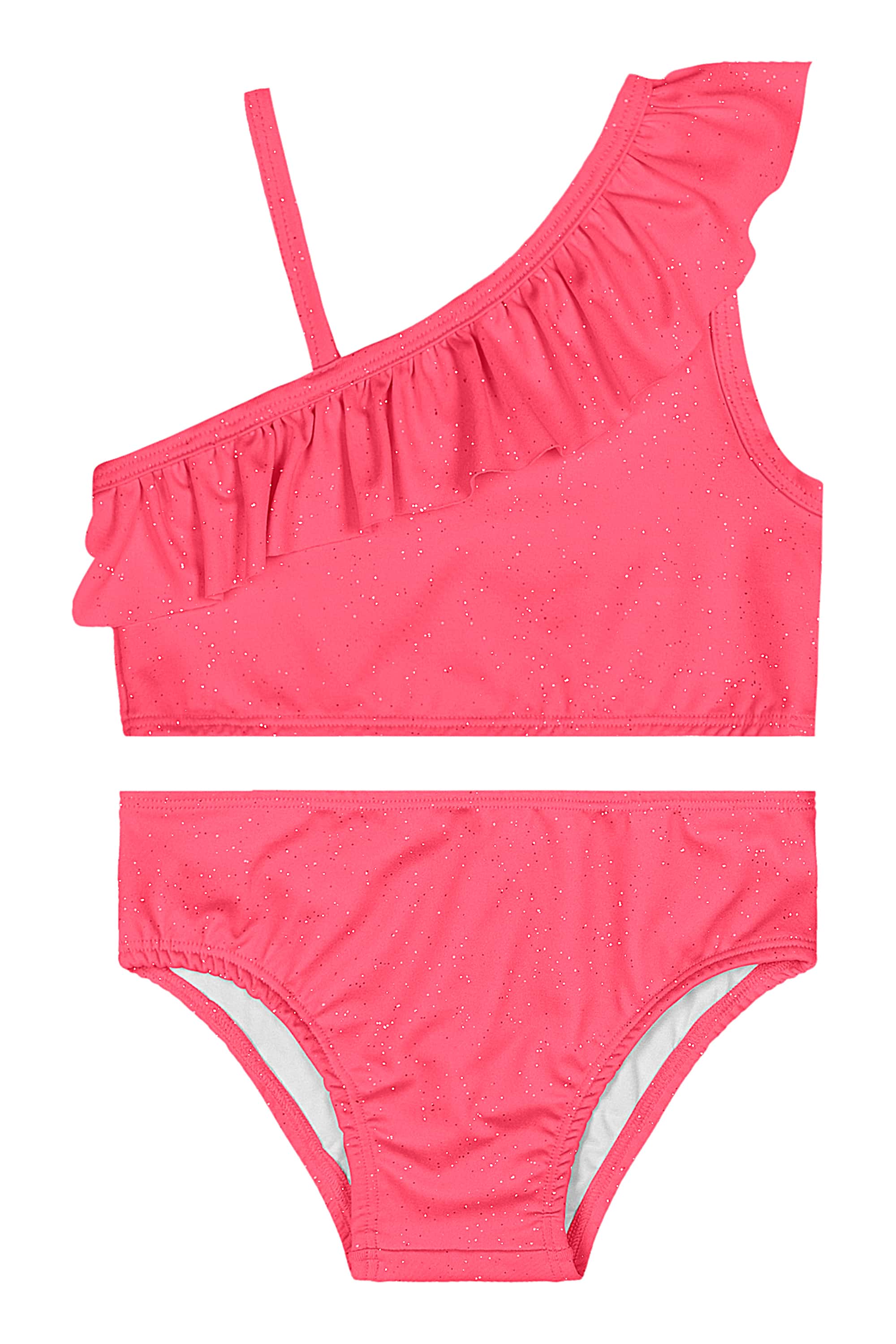 Biquíni FPS +50 com Glitter Infantil (Rosa Pink) Quimby