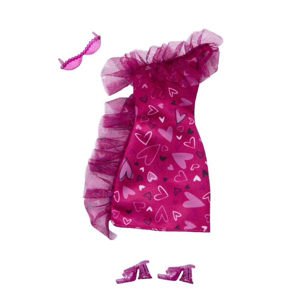 Barbie Acessórios para Boneca Vestido Corações - Mattel