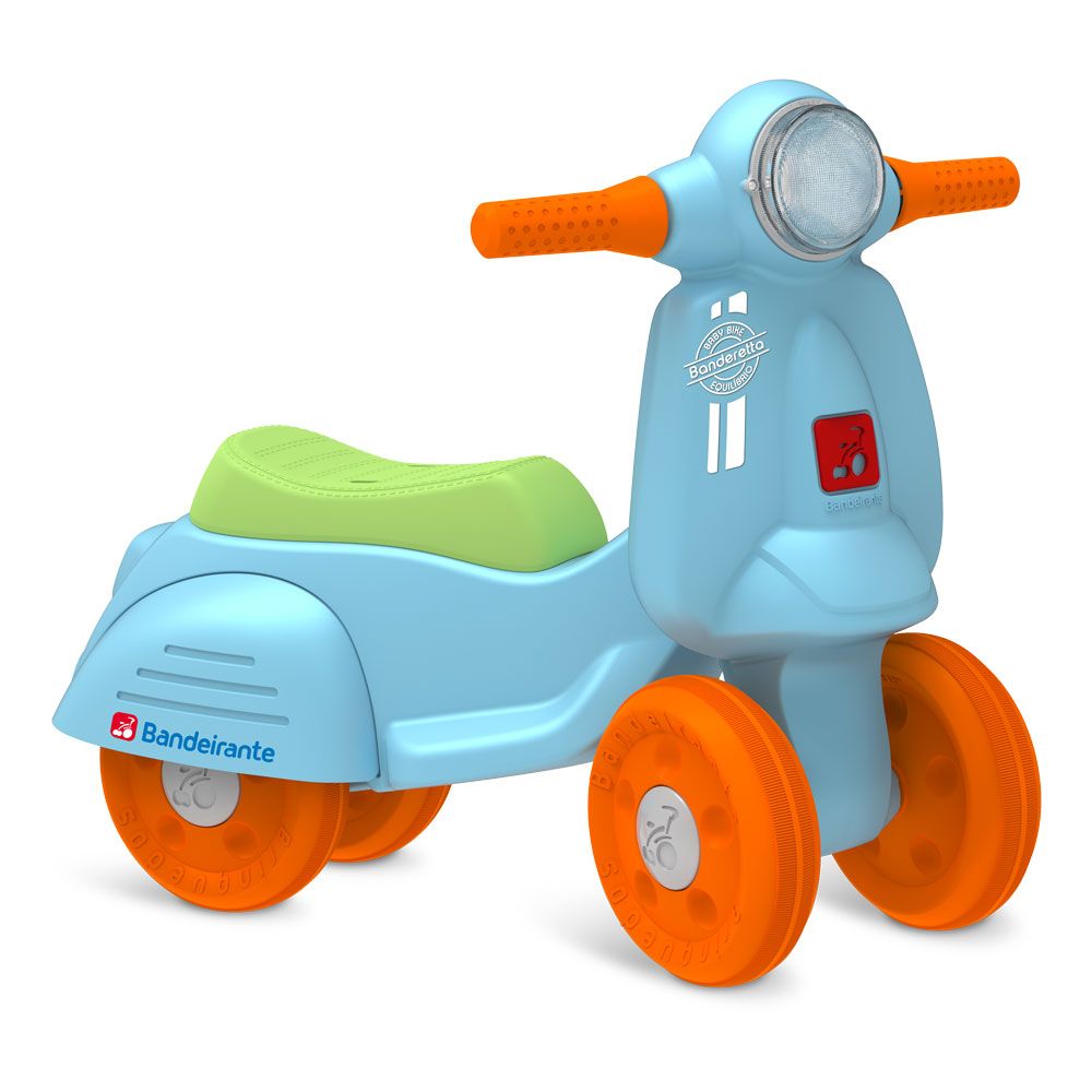 Baby Bike Equilíbrio Banderetta Azul - Bandeirante