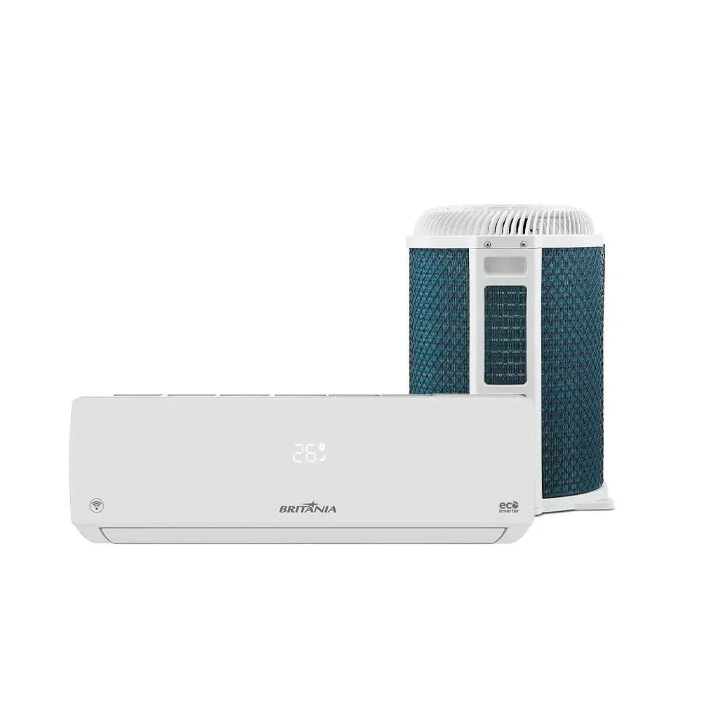 Ar Condicionado Split Hi Wall Eco Inverter Britânia 12000 BTU/h Frio Bifásico BAC12000IFM15 – 220 Volts