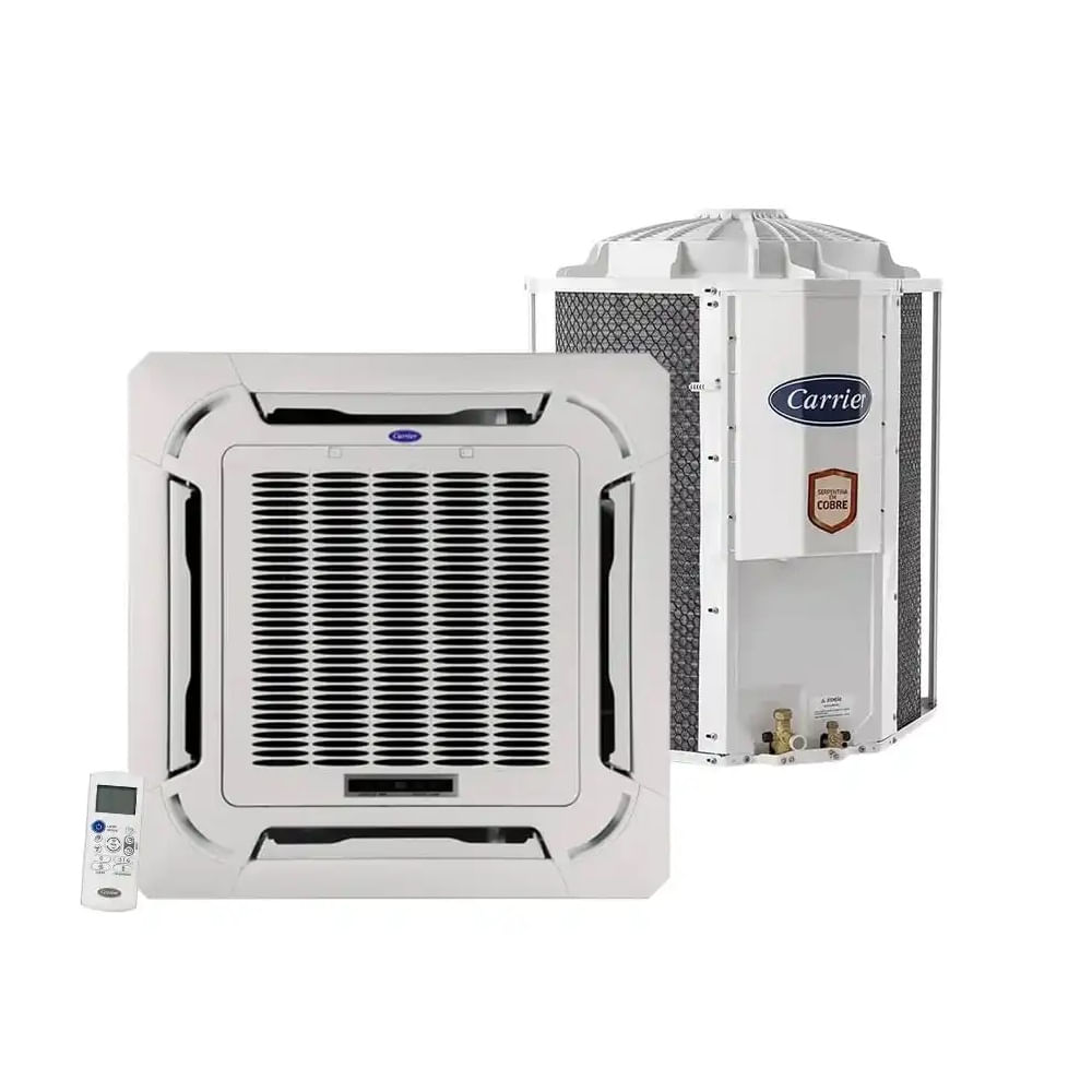 Ar Condicionado Split Cassete Inverter Carrier 57000 BTU/h Frio Monofásico 40KVQB60C5 – 220 Volts