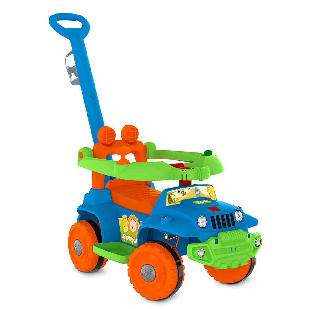 Babyjipe Passeio e Andador 360 Azul - Bandeirante