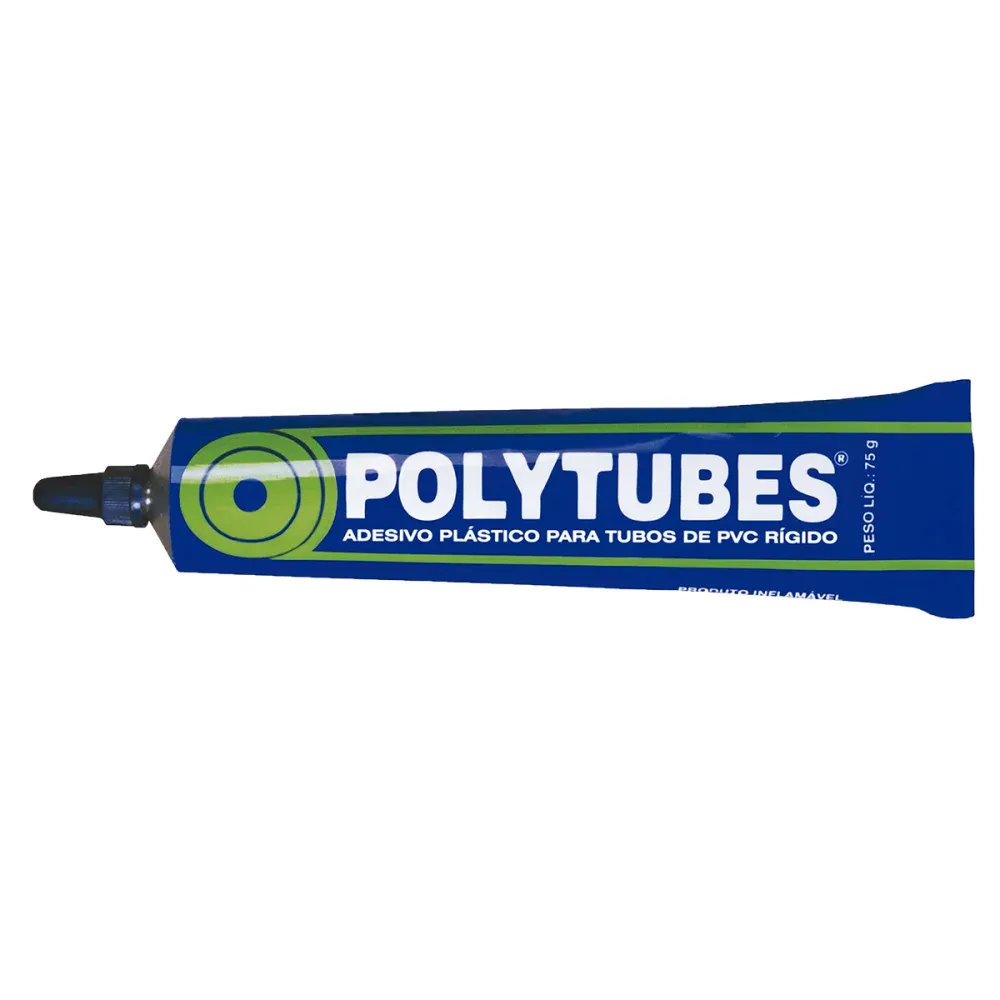 Adesivo para Tubos de PVC Rígido Polytubes 75g Pulvitec