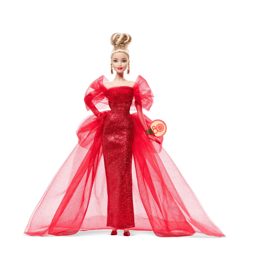Barbie Loira Coleção Aniversário 80 Anos - Mattel