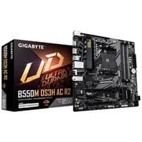 [App] Placa Mãe Gigabyte B550M DS3H AC R2, AMD AM4, Micro ATX, DDR4, RGB, Wi-Fi, Bluetooth, Preto