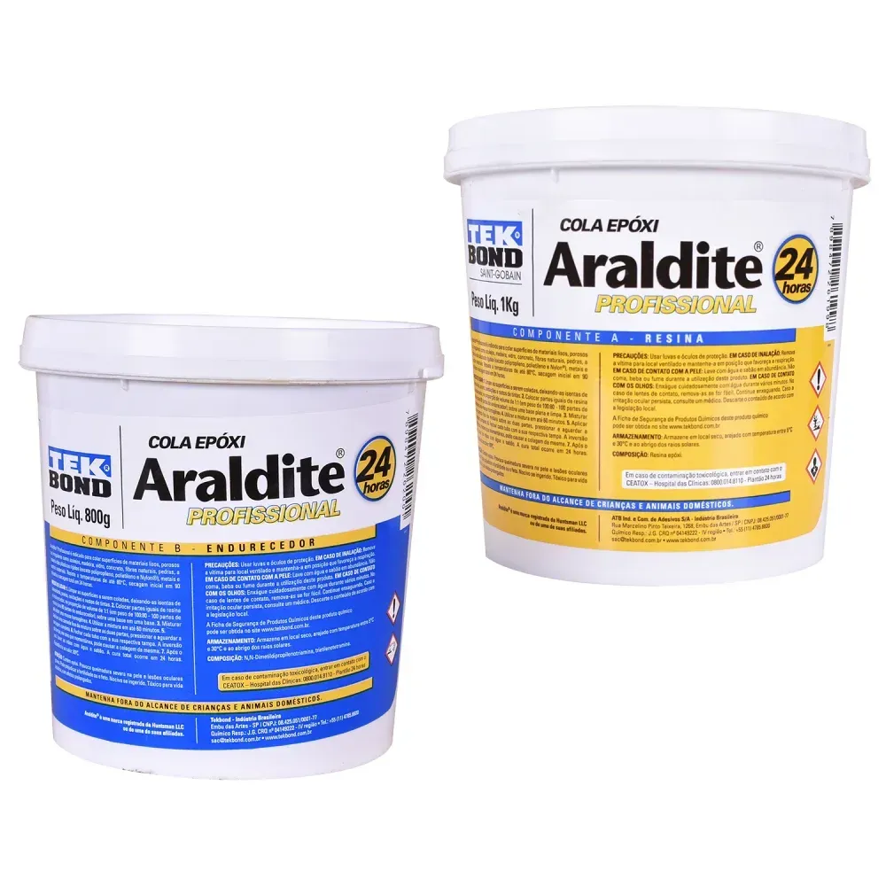 Adesivo Epóxi Araldite Profissional 1,8kg Tekbond