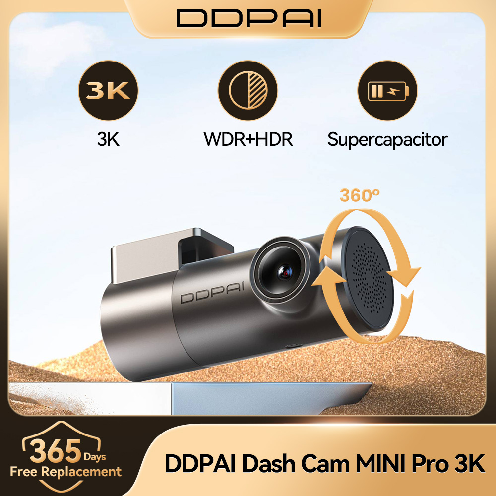 DDPAI MINI Pro 3K Câmera Veicular com WiFi