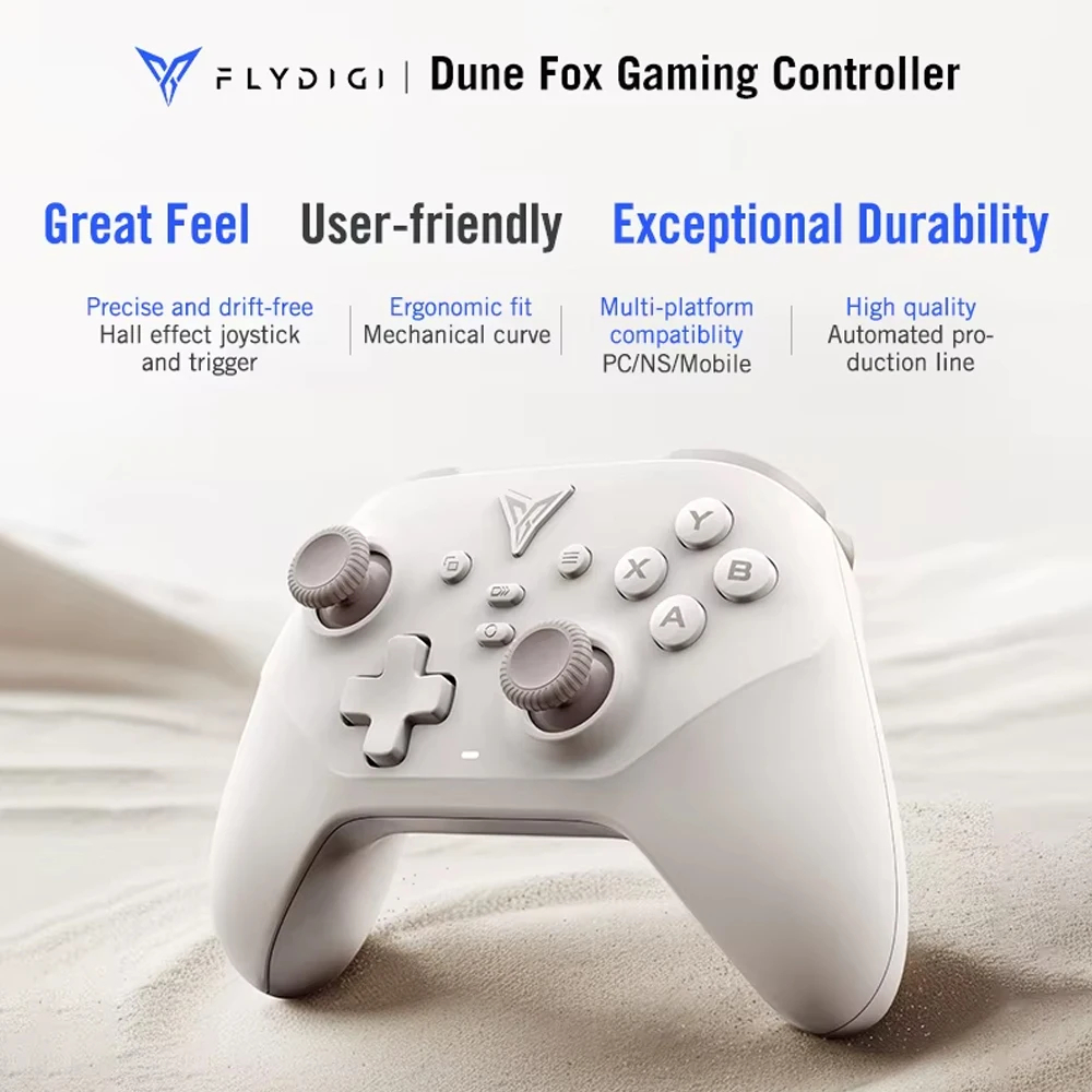 Controle de jogos sem fio Flydigi Dune Fox