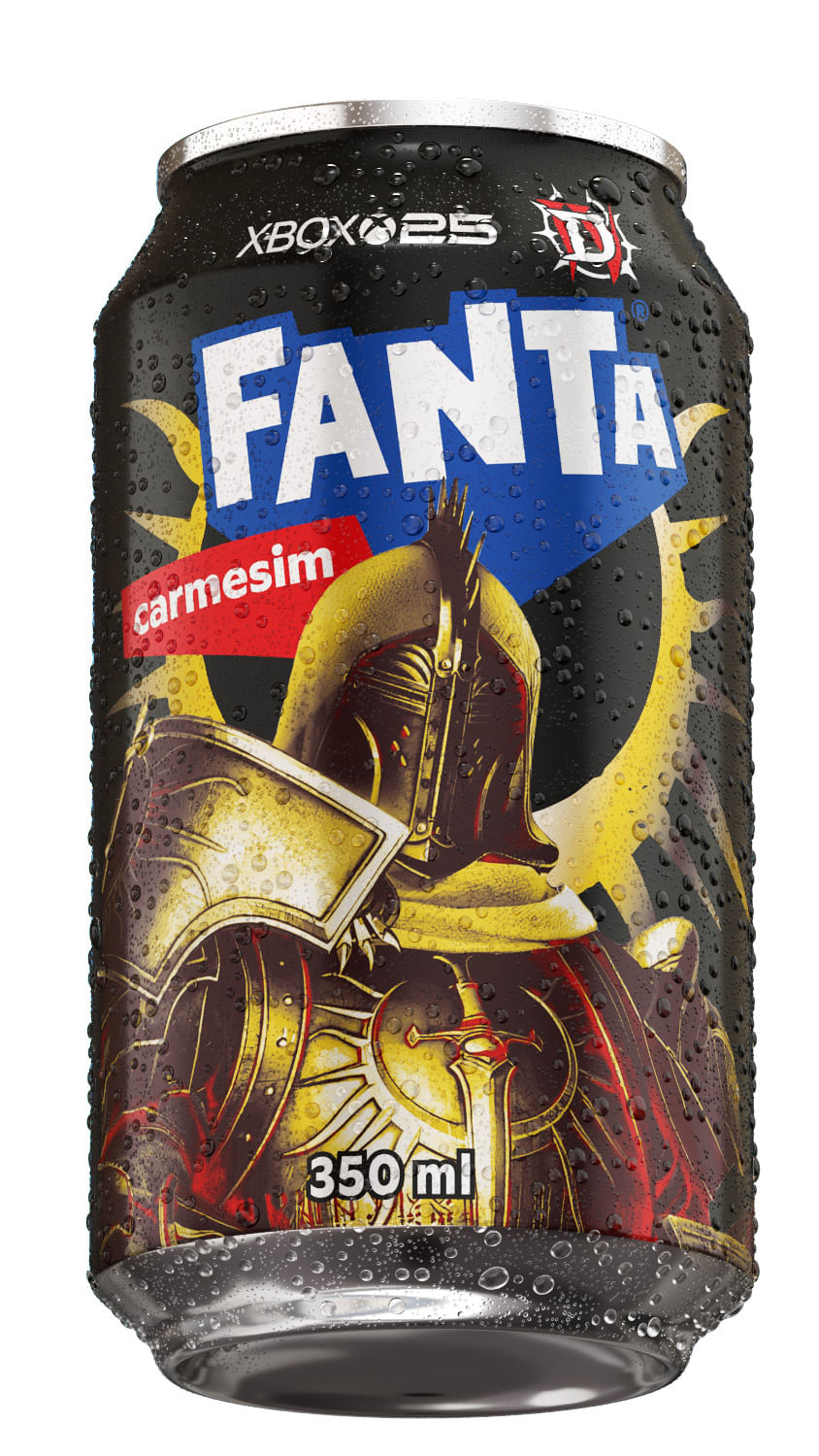 Refrigerante Carmesin Fanta 350ml - 6 unidades 