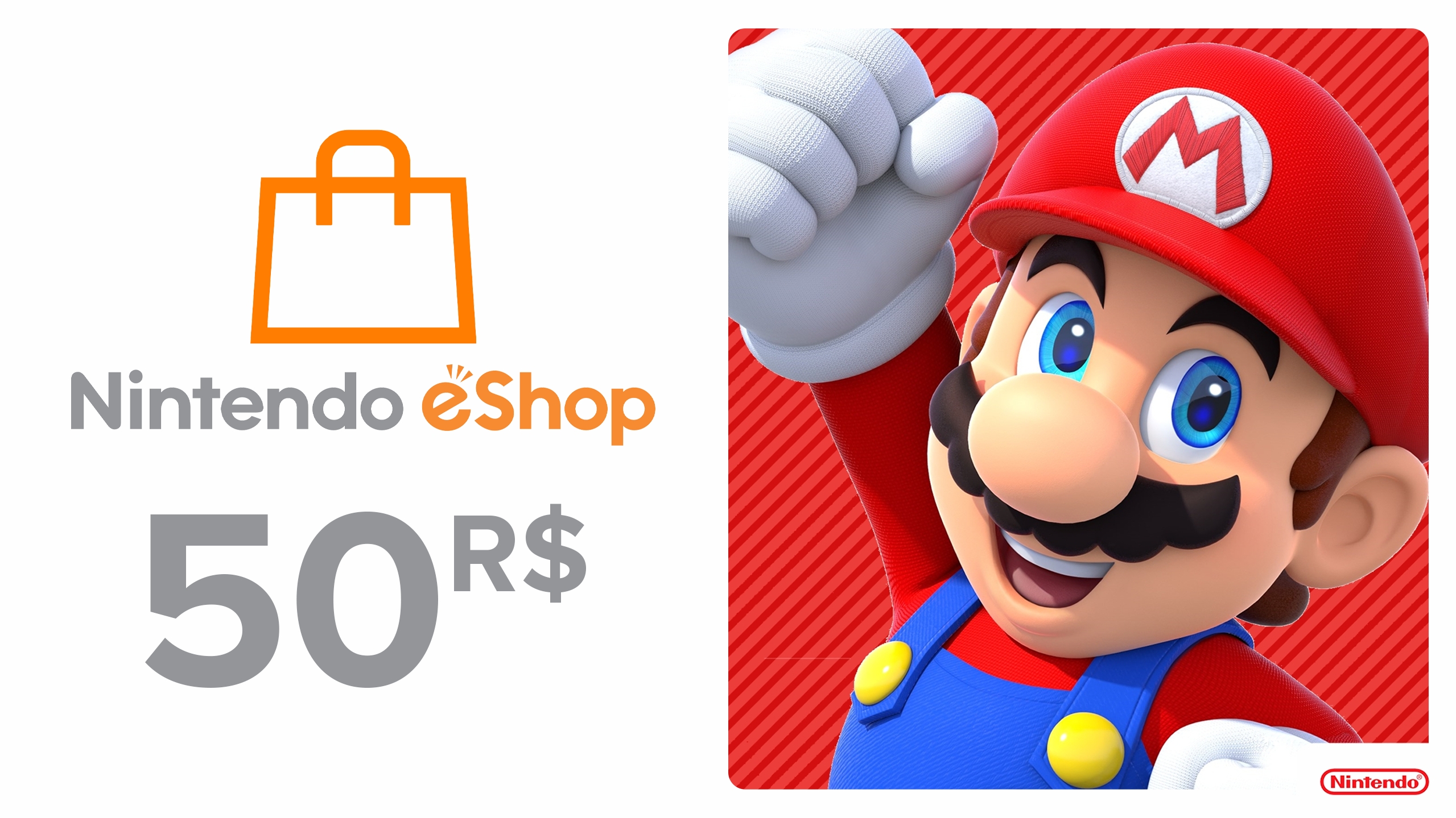 Gift Card Nintendo eShop - R$50