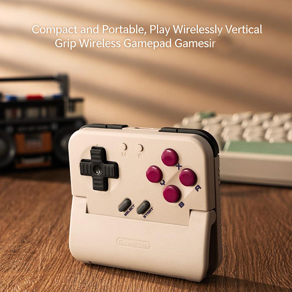 [Moedas R$164] Controle Bluetooth Retro Mini Taco  para Android/iOS Suporte para Emulador NES Arcade