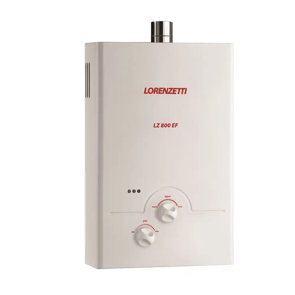 Aquecedor de Água a Gás  Lorenzetti 800EF-B GN - Bivolt