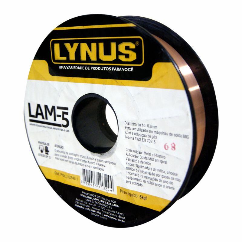 Arame Solda MIG AWS 5KG LAM-5 LYNUS