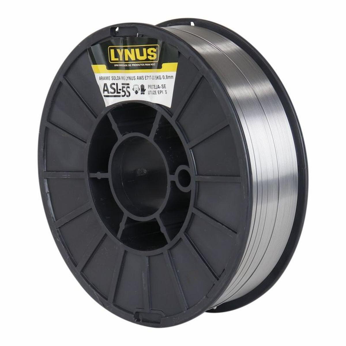 Arame de Solda MIG AWS 5KG E71T-GS ASL-5S Lynus