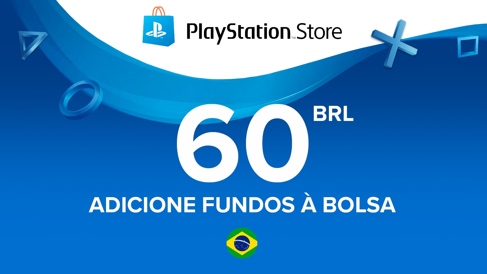 Vale-presente da PlayStation Store - R$60,00